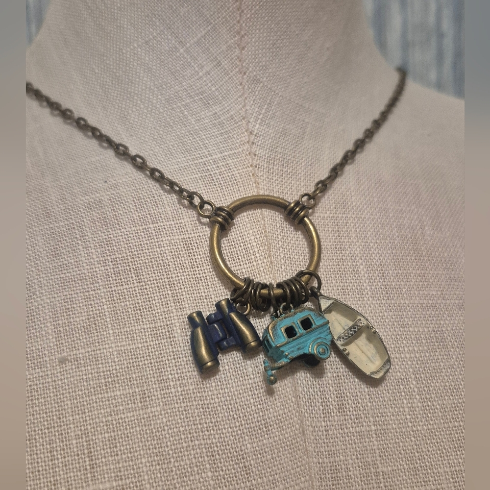 Camper Life Charm Necklace